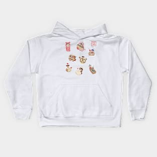 Food sticker Pack 2 - Large Sticker Kids Hoodie